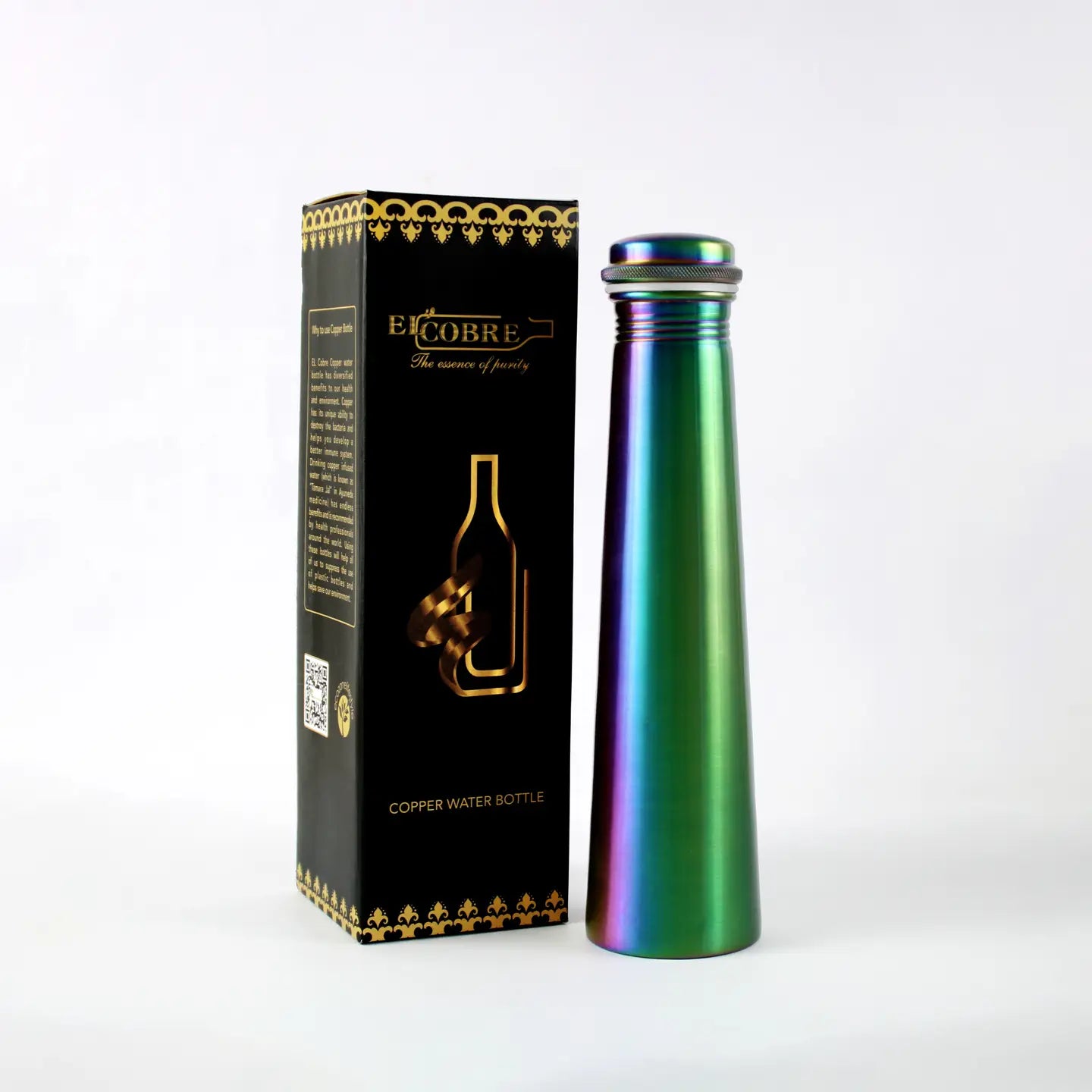 Rainbow Tower Copper Bottle - 850ML