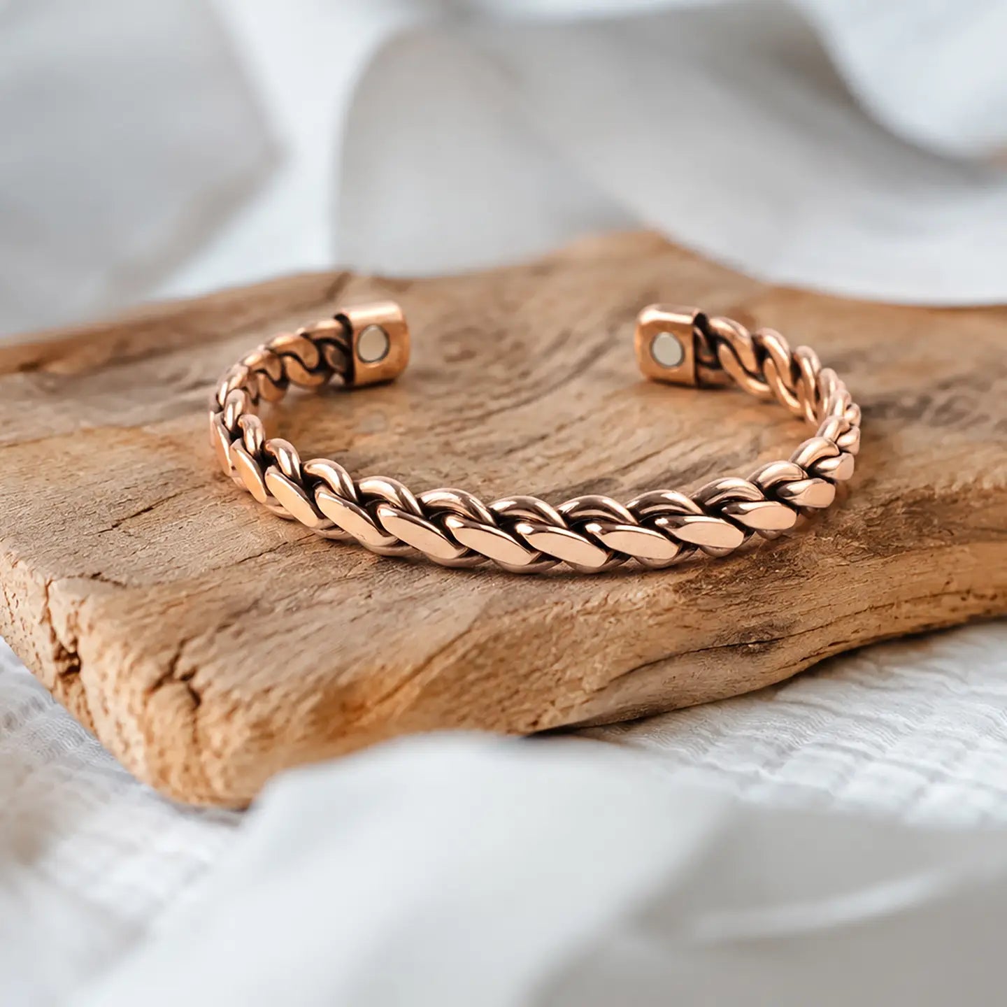 Copper Magnet Bracelet Braided (Design 84)