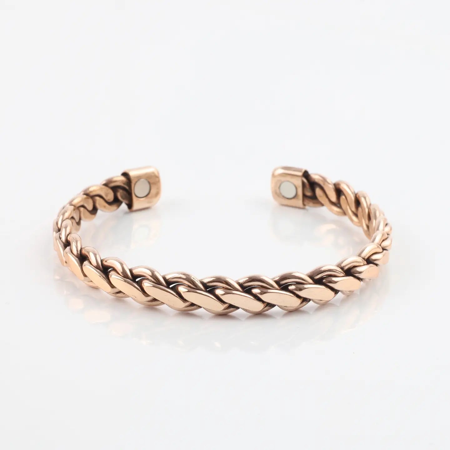 Copper Magnet Bracelet Braided (Design 84)
