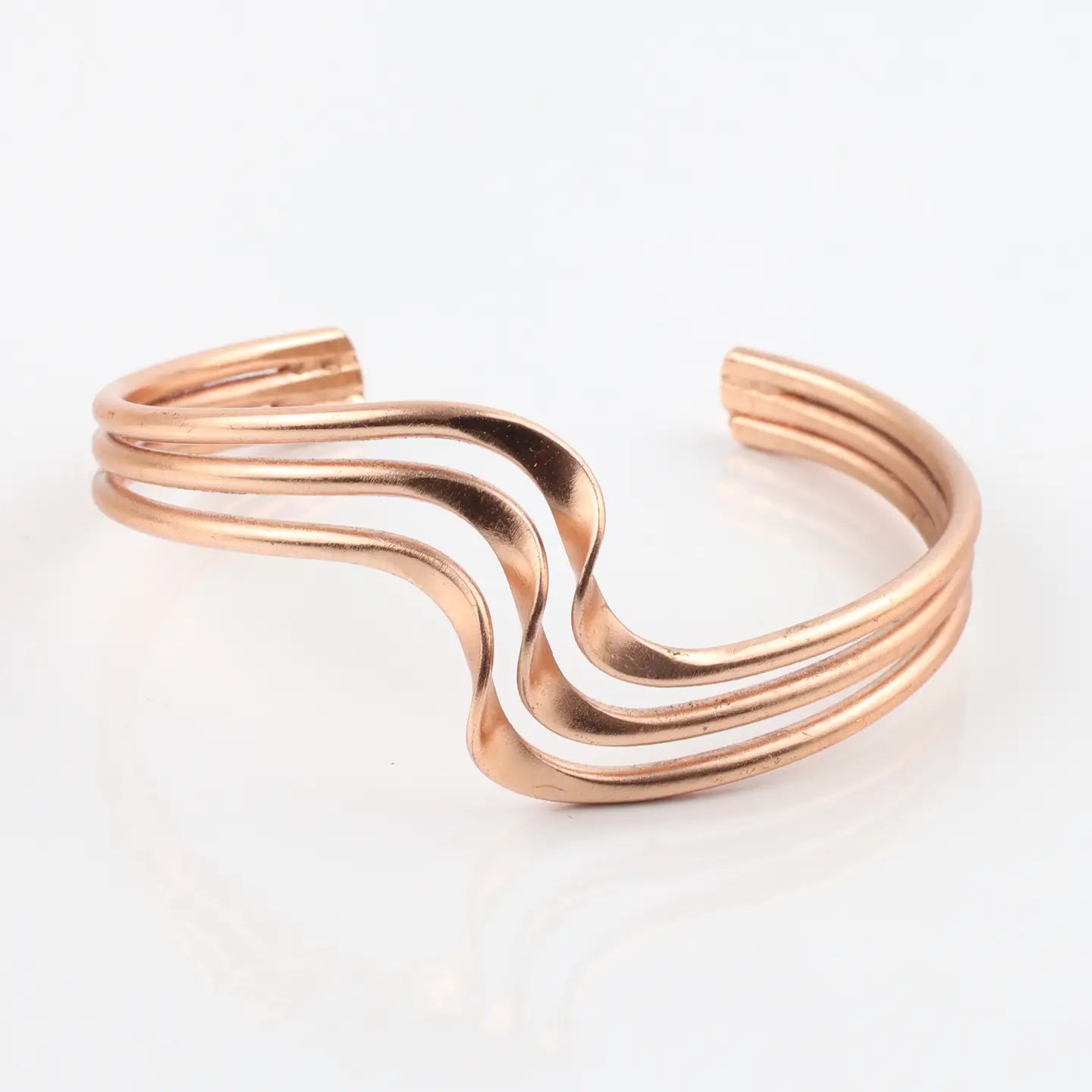 Copper Bracelet Triple Wave (Design 83)